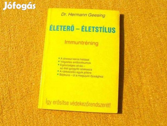 Életerő - életstílus, Immuntréning - Dr. Hermann Geesing