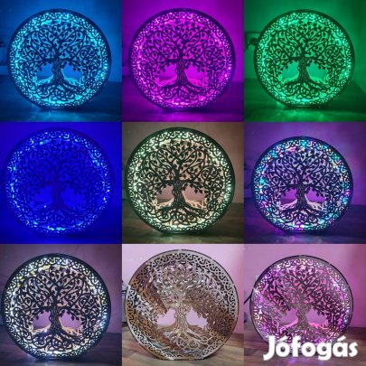 Életfa dekorációs lámpa 