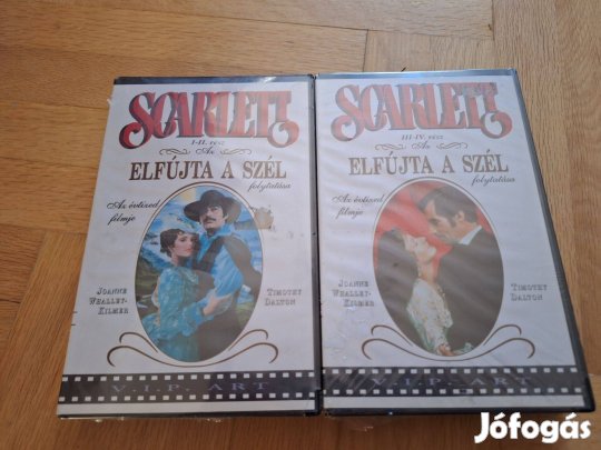 Elfújta a szél 1-4 VHS kazetta VHS film Új Bontatlan!
