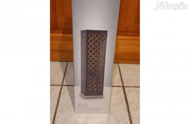 Elin asztali hangulat lámpa fekete-arany 57 x 15 cm - Új