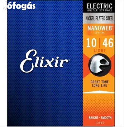 Elixir 12052 Elektromos Gitárhúrkészlet 10/46 (4847)