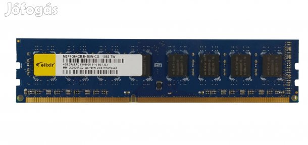 Elixir 4GB DDR3 1600MHz memória