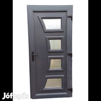 Eliza - Antracit- Műanyag Bejárati ajtó / 98x208 /
