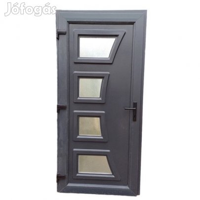 Eliza - Antracit- Műanyag Bejárati ajtó / 98x208 /