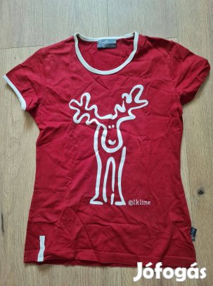Elkline piros női rövidujjú póló S