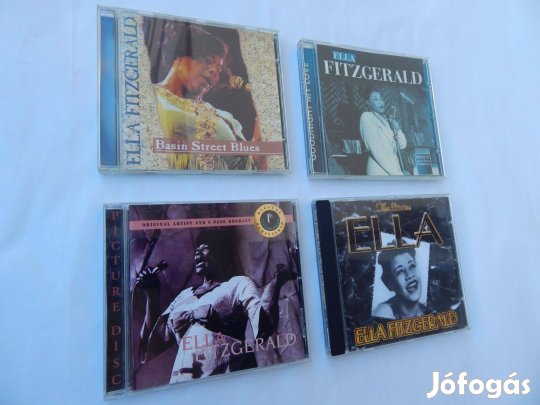 Ella Fitzgerald Műsoros Audió CD-k 4-es szettben Eredeti