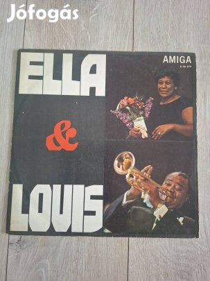 Ella Fitzgerald &Louis Amstrong bakelit lemez 
