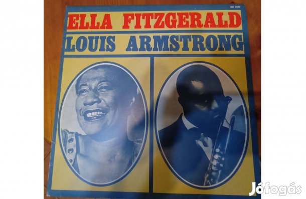 Ella Fitzgerald és Louis Armstrong bakelit hanglemezek eladók