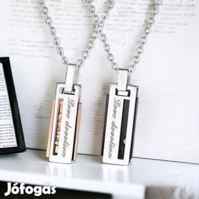 Ella nemesacél páros nyaklánc