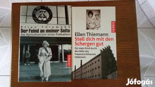 Ellen Thiemann 2 db német nyelvű életrajzi könyv együtt 3400 Ft