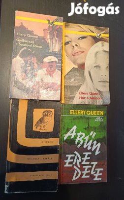 Ellery Queen könyvcsomag / 4 db könyv