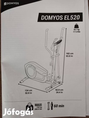 Elliptikus tréner, áramforrás nélküli - EL520