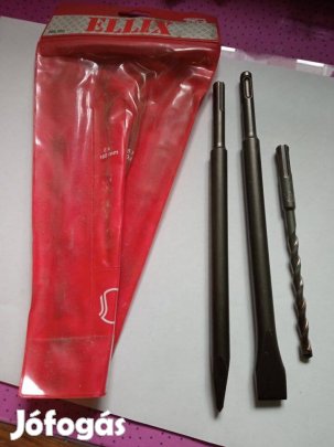 Ellix 3 db os készlet SDS 2500 Ft véső fúró