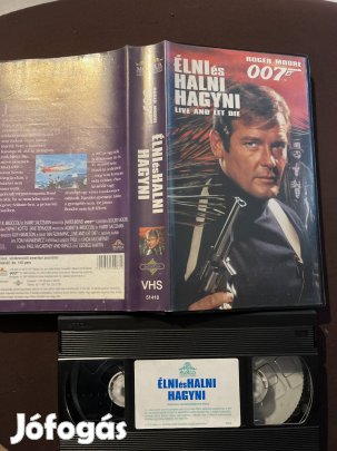 Élni és halni hagyni 007 akció vhs 
