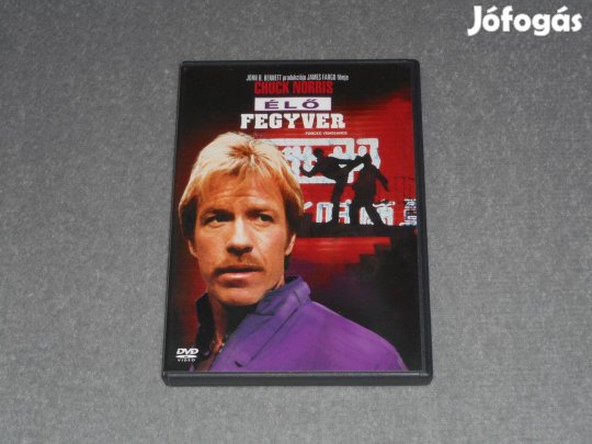 Élő fegyver (1982, Chuck Norris) Ritka, Magyar kiadású DVD Film