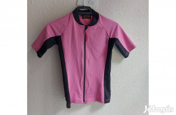 Elől cipzáras kislány fürdő felső, 122/128-as