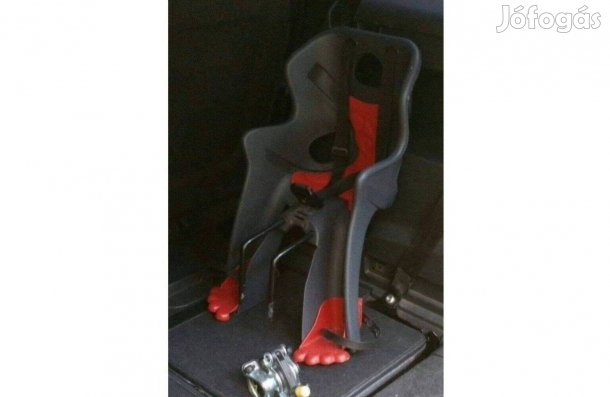 Előre rakható! Új biciklis gyermekülés + konzol + adapter! Biciklire!