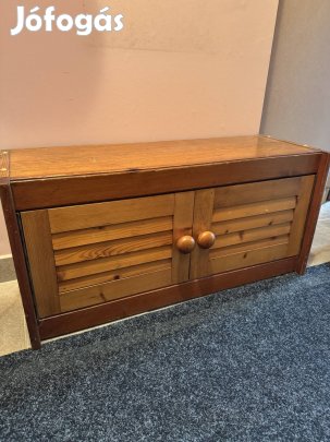 Előszoba fa cipős szekrény/ ülőpad