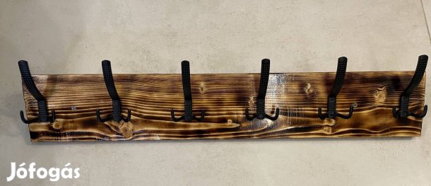 Előszoba fogas 6db akasztóval 89cm