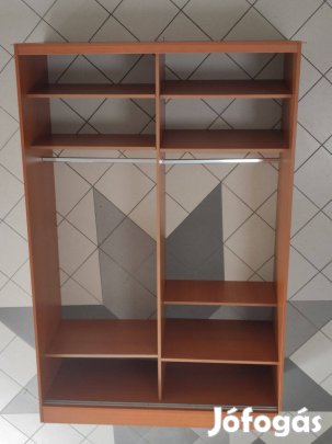 Előszobaszekrény (polcos, akasztós, tolóajtós)