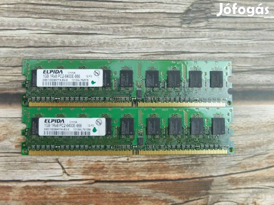 Elpida 2DB /2X1GB/ DDR2 800 MHz RAM memória #2