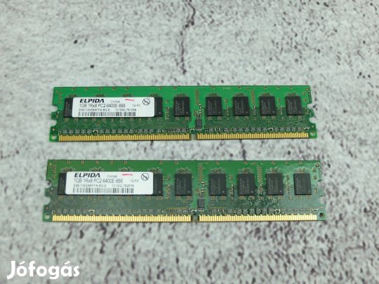 Elpida 2DB /2X1GB/ DDR2 800 MHz RAM memória #3
