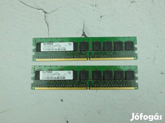 Elpida 2DB /2X1GB/ DDR2 800 MHz RAM memória asztali gépbe