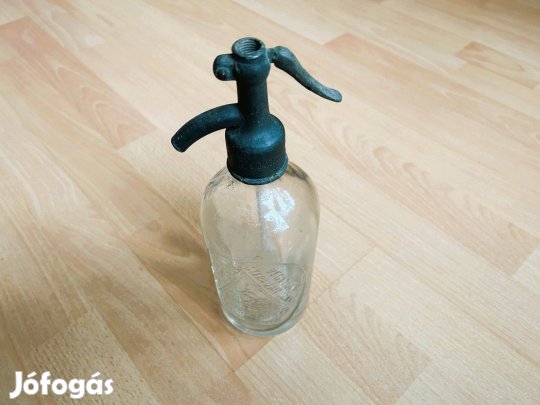 Első Budai Szódavíz Gyár Vegytiszta Sterilizált Szikvíz üveg