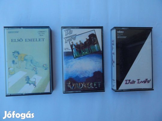 Első Emelet Műsoros Audió Kazettái 3 Darabos Szettben