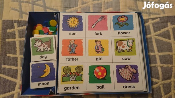 Első angol szavaim gyakorló társasjáték