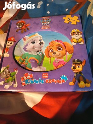 Első kirakós könyvem - Mancs Őrjárat (5 kirakóval)