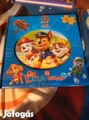 Első kirakós könyvem - Mancs Őrjárat (5 kirakóval)