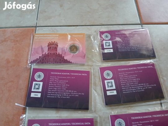 Elsőnapi veret 100 Ft Pénzmúzeum 3000 Ft/db