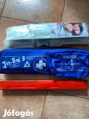 Elsősegélynyújtó táska "B"/ +elakadásjelző - sárga mellény