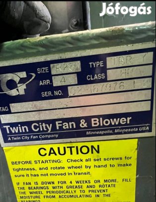 Elszívó ventilátor,motor nélkül eladó!