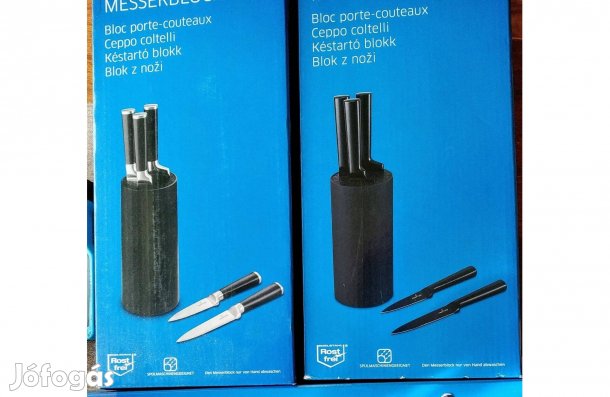Éltartó német nemesacél kés készlet tartó blokkal Kiváló minőség