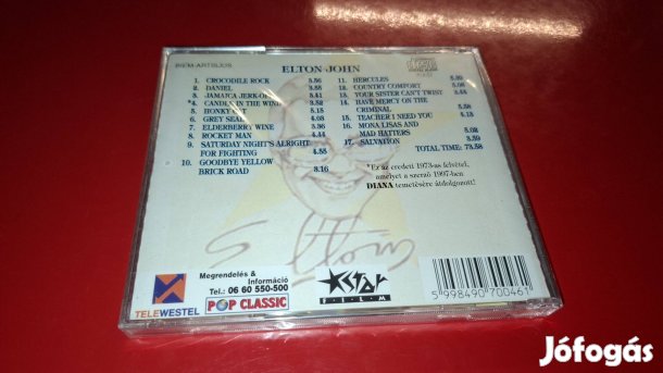 Elton John Best of Cd Magyar Kiadás Bontatlan