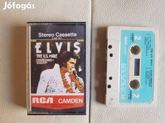 Elvis Presley The U.S. male kazetta kazi MC Eredeti RCA Camdem Eladó