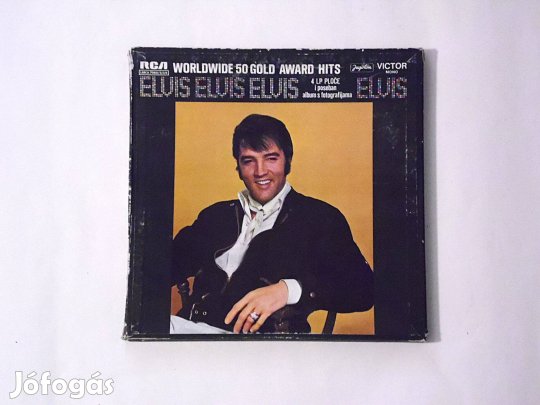 Elvis Presley - Worldwide 50 Gold Award Hits 4 LP, bakelit nagylemez