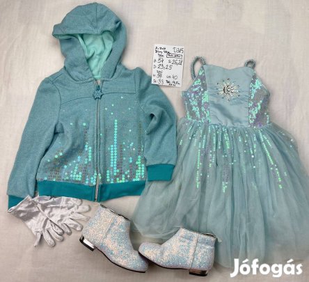 Elza jelmez, Elsa jelmez, hercegnő jelmez 2-3 év D315