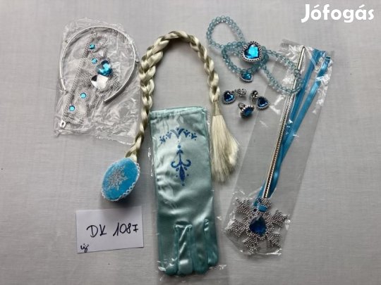 Elza jelmez kiegészítő, új, hercegnő jelmez kiegészítő DK1087