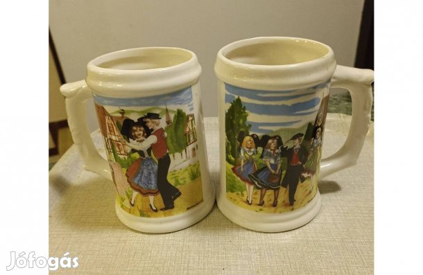 Elzászi söröskorsópár