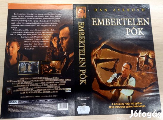 Embertelen pók - thriller vhs