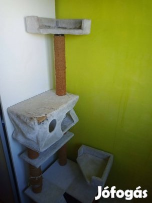 Emeletes Macska játszó és fekhely + kaparófa 15000ft óbuda Kaparófa pi
