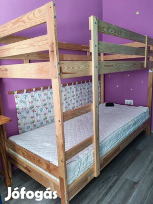 Emeletes gyermekágy matracokkal