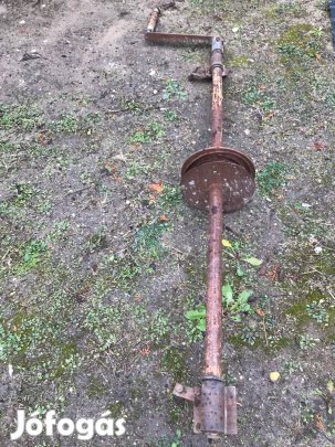 Emelő csörlő, autó szereléshez, vas szerszám,tekerő, felhúzó