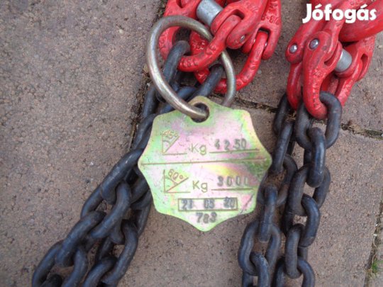 Emelő lánc darulánc teherlánc emelő daru lánc 4 ágú lánc