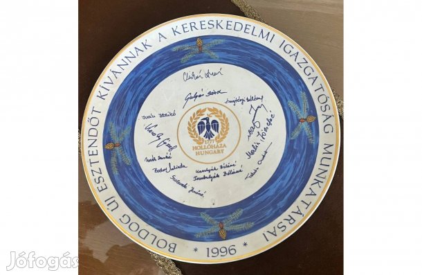 Emléktányér Hollóháza