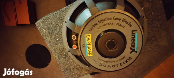 Emphaser300W RMS mélynyomó mélyláda 