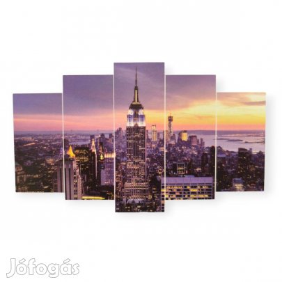 Empire State Building 5 részes dekoratív vászonkép 100x60 cm